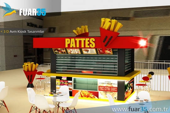 Fuar35 - 3d Tasarım Avm Kiosk Stand Projeleri