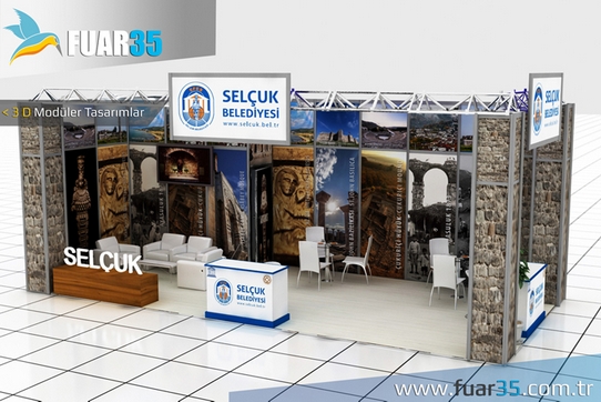 Fuar35 - 3d Tasarım Modüler Fuar Stand Projeleri